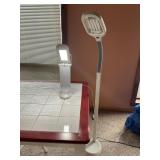 Ottlite and floor lamp