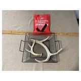 Dear sheds, wire basket, and fire blanket