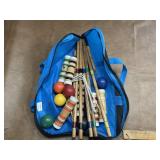 Croquet set with storage bag