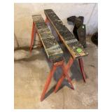 Pair of saw horse