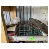 Assorted birdfeeders and feed