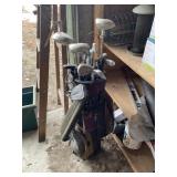 Tour select golf club set with a bag