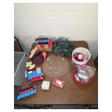 Christmas lights and supplies