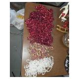 Christmas trim of tree