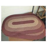 Woven rag rugs 4ftx 27' 4ct