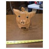 Wooden pig