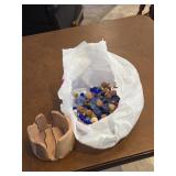 Marbles and a decorative piece