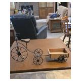 Tricycle and cart