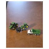 John Deere tractor and trucks