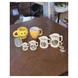 Assorted Mugs, Mini Pitchers & Dï¿½cor Items