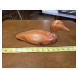 Hand carved duck