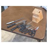 Kitchen knife block set