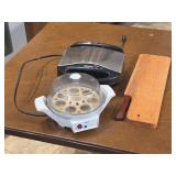 Krups waffle maker bread cutting board w knife