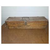 Wooden tool box