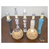 Bath supplies and candle holders