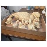 Mamma Duck and her ducklings