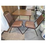 Card table 2 chairs