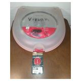 Christmas wreath in case