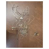 Gold plated necklace and locket