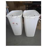 Laundry hampers 2ct plastic