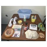 Weather radio desk supplies suction movers