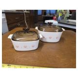 Casserole dishes with lids