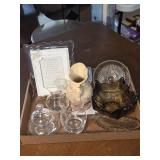 Assorted Glassware & Decorative Items