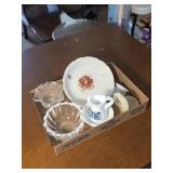 assortment of glass and ceramic pieces