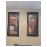 Wall prints set of 2 unknown