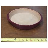 Pampered chef stoneware pie plate