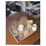 Assorted Vintage Glassware & Household