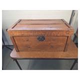 Chest of DVD's and cd's 25'x12'x13 1/2'