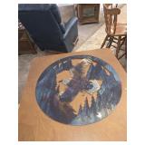 Metal eagle wall hanging 27' across