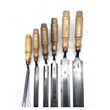 Six Cranked Gouges