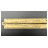 White Material Folding Rule