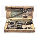 Jennings Brace, Auger, and Bits in Case