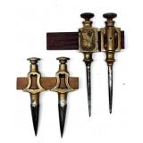 Two Pairs Bronze Trammels