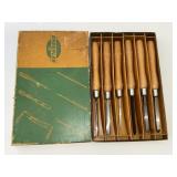 Six Greenlee Turning Chisels