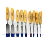 Nine Bevel Edge Chisels