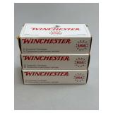 Winchester 380 Auto 95 Grain Full Metal Jacket Ammunition - Lot of 3 Boxes