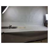 Two Cabelas Depthmaster Tournament Fishing Rods with Depthmaster Gold Reels