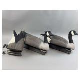 Set of Canada Goose Hunting Decoys with Weighted Keels and Lines
