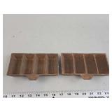Two RCBS Cast Iron Ingot Molds