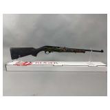 Ruger 10/22 .22 LR Semi-Automatic Rifle with Custom Crocodile Engraved Wood Stock and Original Box