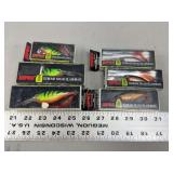 Rapala X-Rap Shad and Xtreme Shallow Slashbait Fishing Lures, Pack of Six