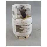 Manchester White Metal Propane Gas Cylinder Tank