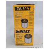 Two Dewalt DXVC6910 Standard Wet/Dry Vacuum Filters
