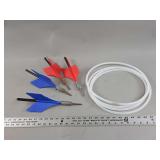 Lawn Darts and Plastic Tubing Ring