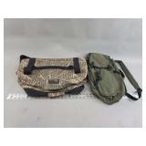Tarantula Camouflage Duffel Bag and Mojo Outdoors Green Backpack Set