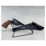 Harrington and Richardson Sportsman Double Action Revolver in .22 Long Rifle with Leather Holster